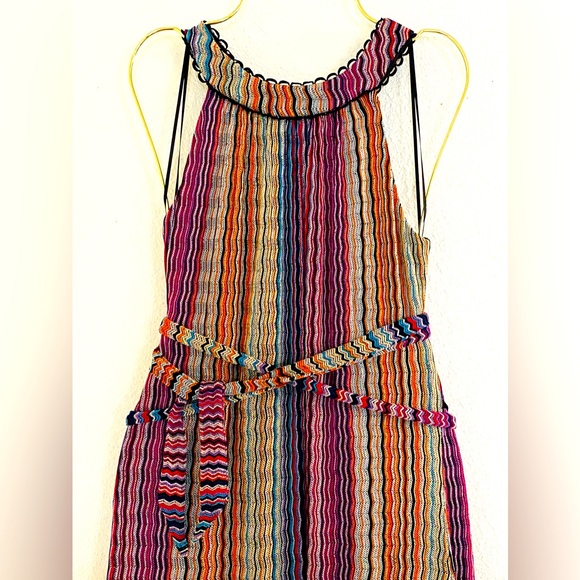 Trina Turk Speakeasy Multicolor Maxi Sleeveless Halter Dress - Picture 5 of 10